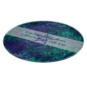 Planche À Découper Créez vos propres tourbillons magiques violets et