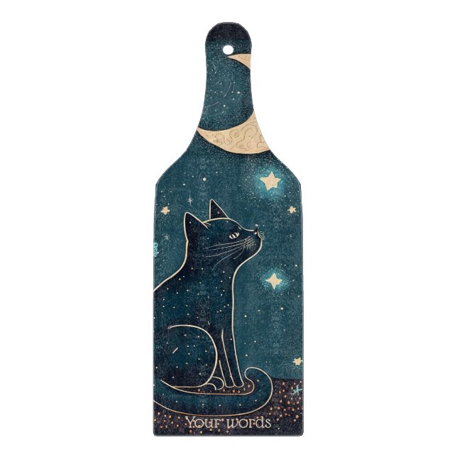 Planche À Découper Créez votre propre chat et votre Fleur sauvage noi (Devant)