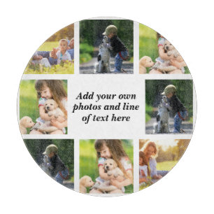 Planche À Découper Créez votre propre collage de photos et texte