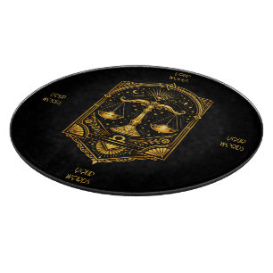 Planche À Découper Créez Votre Propre Élégante Balance Art Déco en Or