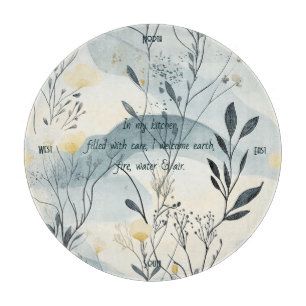 Planche À Découper Créez Votre Propre Floral Minimaliste de Summer Hi