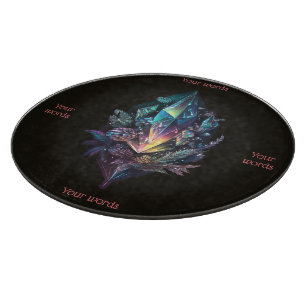 Planche À Découper Créez Votre Propre Tableau d'Autel de Cristaux Mys