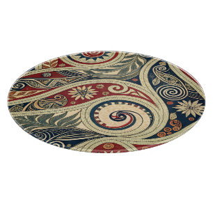 Planche À Découper Créez Votre Propre Tribal Festif aux Tons Joyaux A
