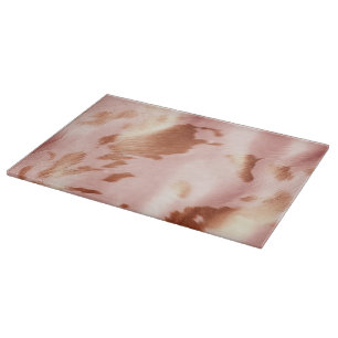 Planche À Découper Crème rose vif Fille Cowhide Brown