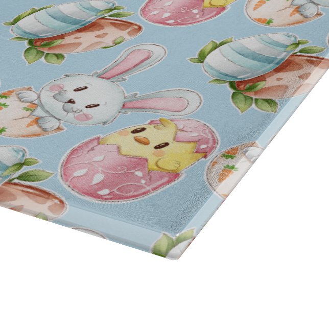 Planche À Découper Critère de Pâques Planche de coupe en verre (Coin)