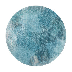 Planche À Découper Crocodile Batik : Textured Fabric Art