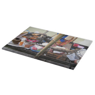 Planche À Découper Crocodile Viande barbecue ... Restauration de rue 