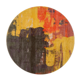 Planche À Découper Croquis artistique créatif, texture colorée.