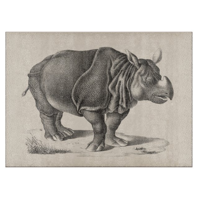 Planche À Découper Croquis Brodtmann Rhinoceros (Devant)