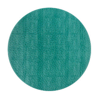 Planche À Découper Cuir Aquamarine : Texture de serpent à la mode.