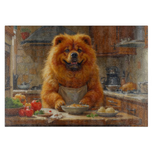 Planche À Découper Cuisine Chow Chow dans la cuisine