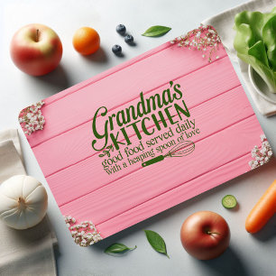 Planche À Découper Cuisine de grand-mère Bonne nourriture servie tous