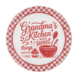 Planche À Découper Cuisine de grand-mère Cuisine blanche rouge