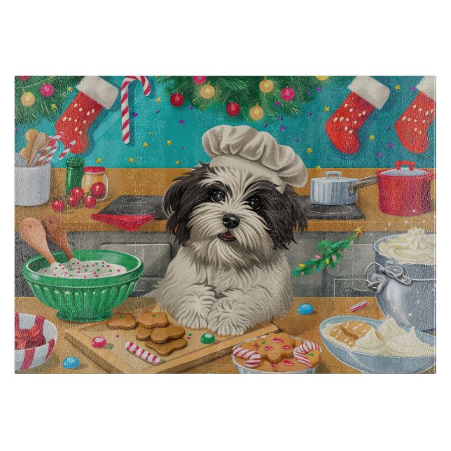 Planche À Découper Cuisine de vacances Havanaise : Noël festif (Devant)