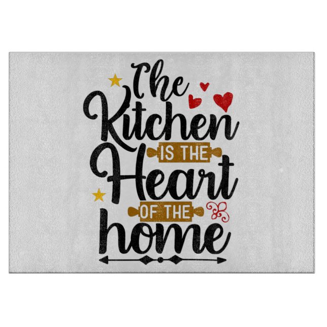 Planche À Découper Cuisine Est Le Coeur De La Maison (Devant)