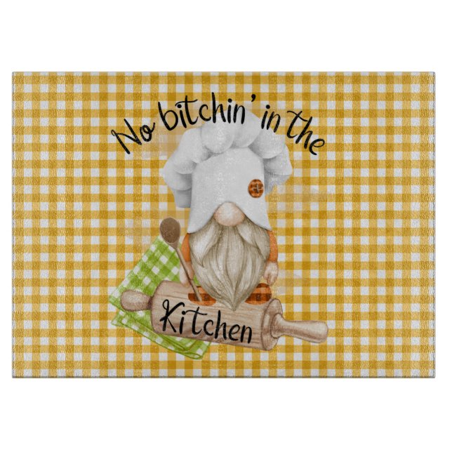 Planche À Découper Cuisine Gnome (Devant)