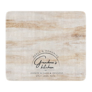 Planche À Découper Cuisine personnalisée en bois pour grand-mère