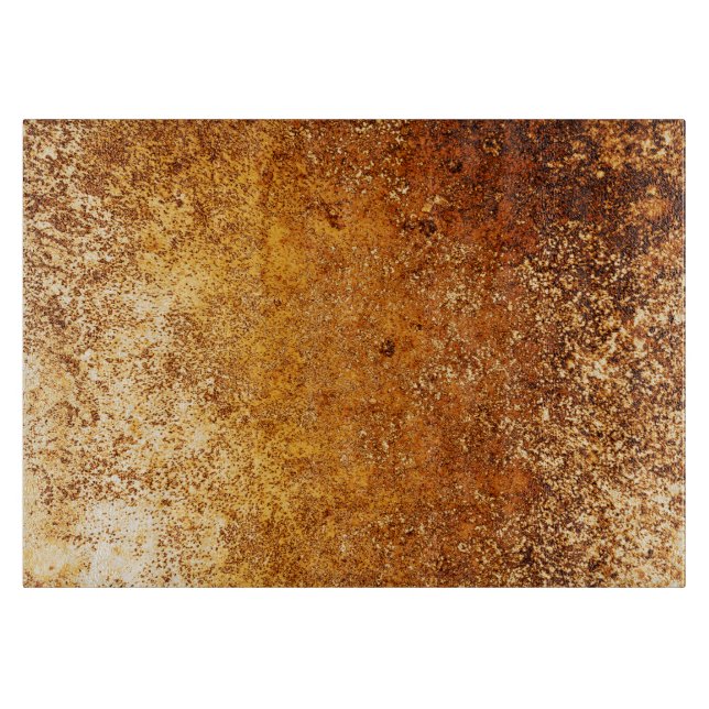 Planche À Découper Cuivre rouge de Grunge Patiné Brown (Devant)