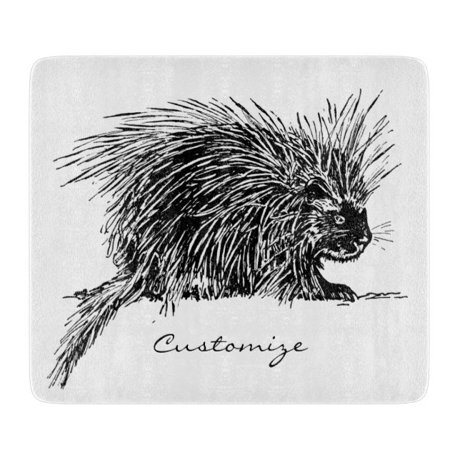 Planche À Découper Cute Bristly Hedgehog Thunder_Cove (Devant)