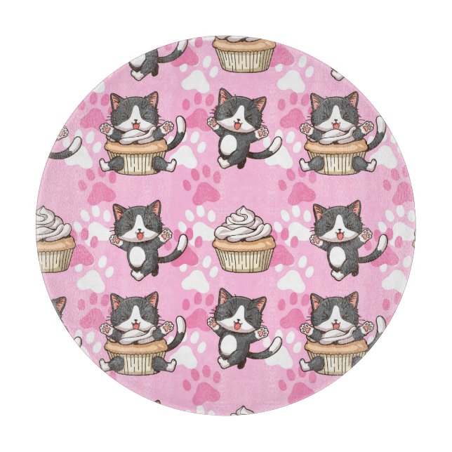 Planche À Découper Cute Cats Cutting Board (Devant)