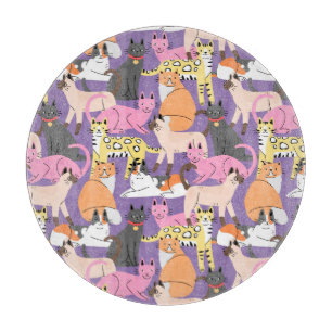 Planche À Découper Cute Cats Cutting Board