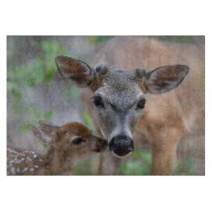 Planche À Découper Cutest Baby Animals Key Deer Stag & Fawn