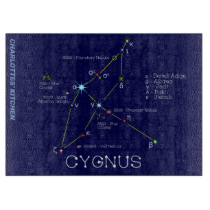 Planche À Découper Cygnus de constellation de l'hémisphère nord