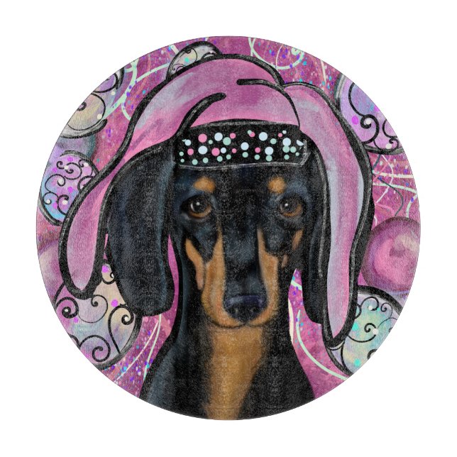 PLANCHE À DÉCOUPER DACHSHING (Devant)