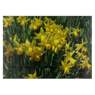 Planche À Découper Daffodiles Jaunes I Fleurs De Printemps Cheveux