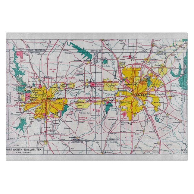 Planche À Découper Dallas/Fort Worth (Devant)