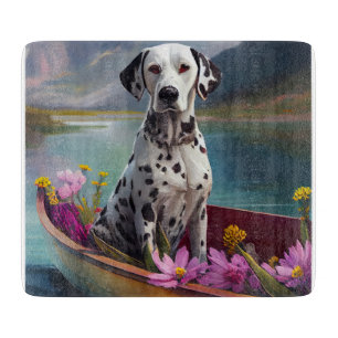 Planche À Découper Dalmatien sur une pagaie : Une aventure panoramiqu