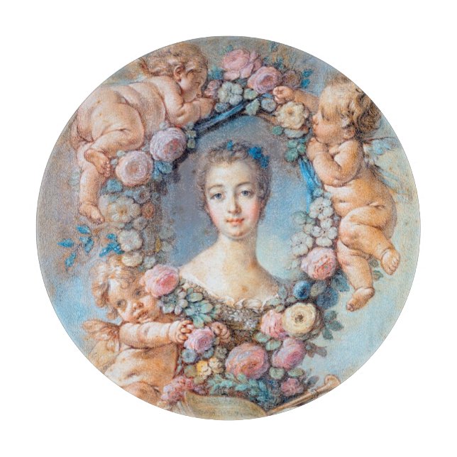 Planche À Découper Dame de rococos de Madame de Pompadour François (Devant)