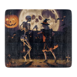 Planche À Découper Dancing Skeleton Décoratif Verre Coupe