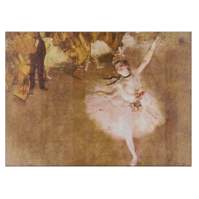 Planche À Découper Danseur de ballet Diplôme de la peinture étoile (Devant)
