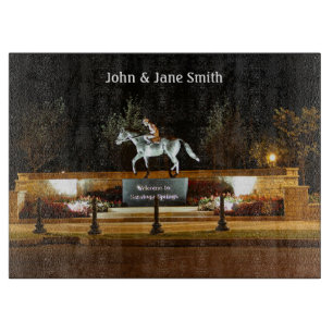 Planche À Découper Danseuse autochtone Statue Saratoga Coupe Board