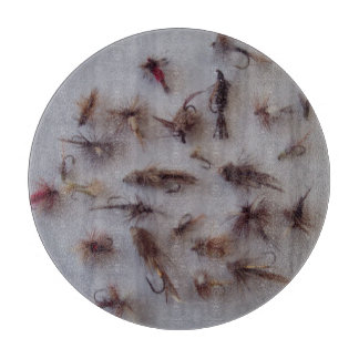 Planche à découper de 12" verre circulaire