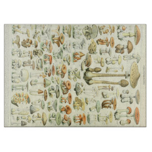 Planche à découper de champignons