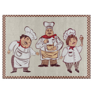 Planche à découper de chefs gastronomiques