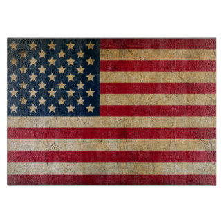Planche à découper de drapeau américain