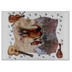 Planche à découper de musique de poney