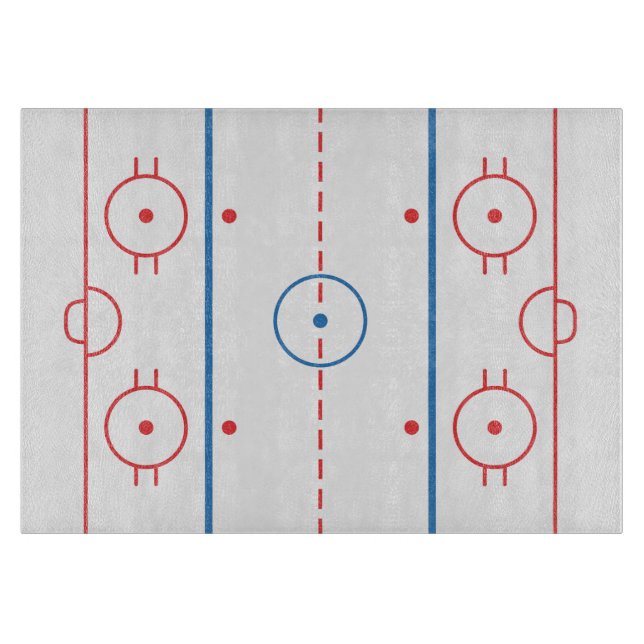 Planche à découper de piste d'hockey (de glace) (Devant)