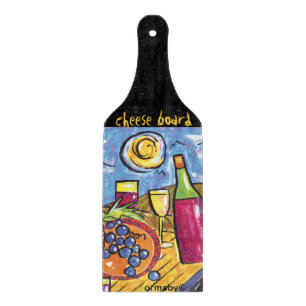 Planche à découper de vin