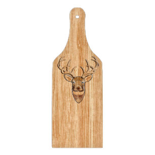 Planche À Découper Décor en bois de style de grain de marqueterie de