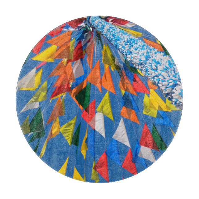 Planche À Découper Décoration du drapeau triangulaire (Devant)