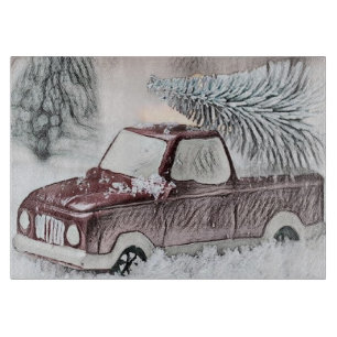 Planche À Découper Décorations de Noël vintage