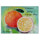 Délicieux orange juteux tranché