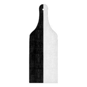 Planche À Découper Demi-Noir Et Demi-Blanc Personnaliser Milieu