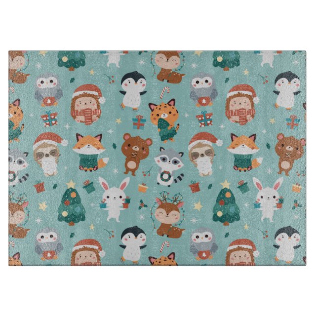 Planche à découper des animaux adorables (Devant)