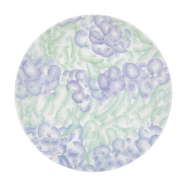 Planche À Découper Design d'aquarelle Lilac (Devant)