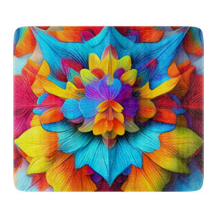 Planche À Découper Design de mandala floral coloré56756